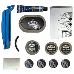 Kerékpáros tömlőjavító készlet Pang PF11 szerelő szerszámmal