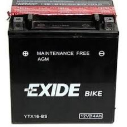 Akkumulátor ETX16-BS (12V 14Ah) AGM Exide